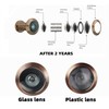 TOGU 220-degree Solid Brass Peep Holes for Door with 16mm