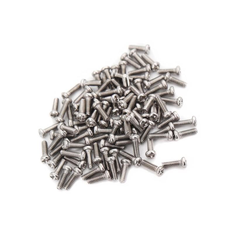 cSeao 100pcs M2 x 8mm Pan Head Phillips Drive Machine