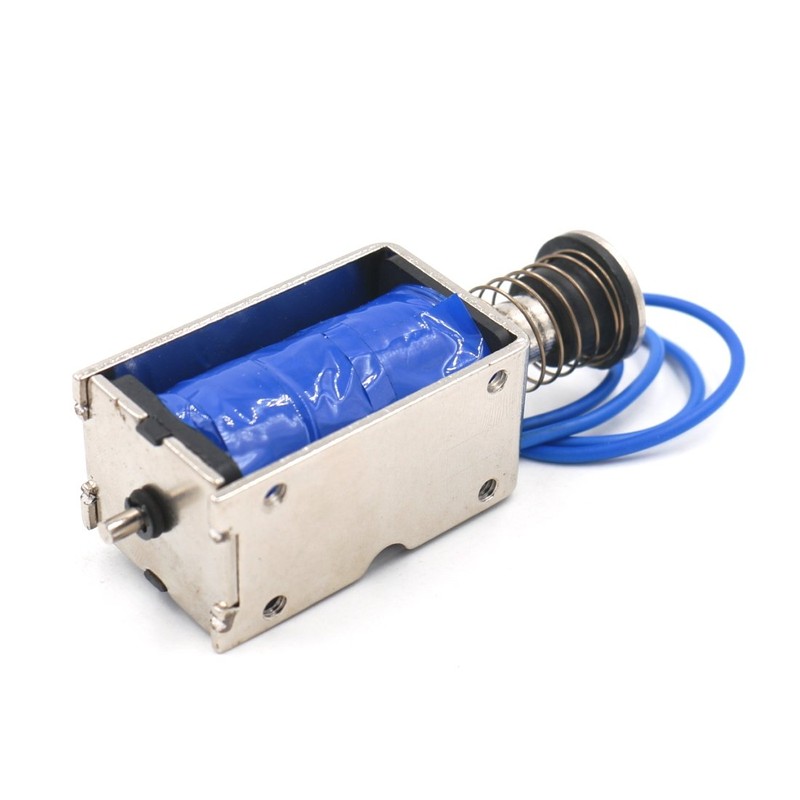 Baomain Solenoid Electromagnet BM-Z05 DC 12V 2A Push Type Open