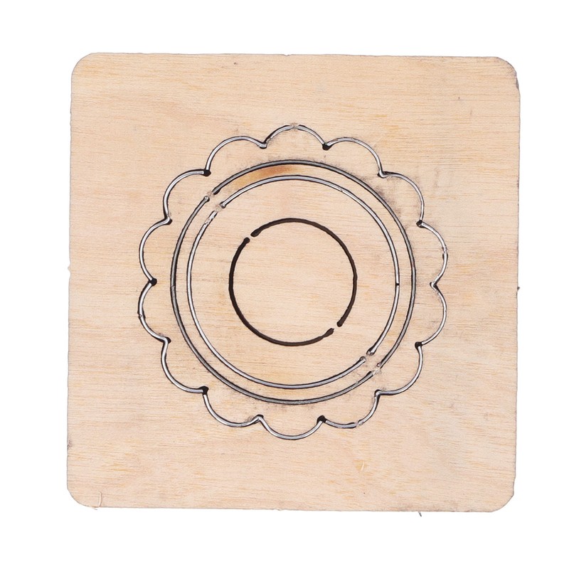 Leather Cutting Dies Sunflower Shaped 7.5x7.5x2.3cm Size 50mm Diameter Precise