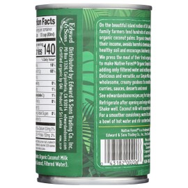 Native Forest, Organic Unsweetened Coconut Milk, 13.5 Fl Oz