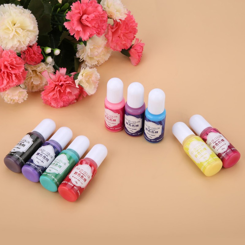 9 Colors 10g Epoxy UV Resin Coloring Dye Colorant Pigment
