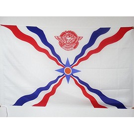 AZ FLAG Assyria New Flag 2' x 3' for a Pole - Assyrian Flags 60 x 90 cm - Banner 2x3 ft with Hole