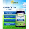 aSquared Nutrition Quercetin 1000mg with Zinc Supplement - 120 Capsules