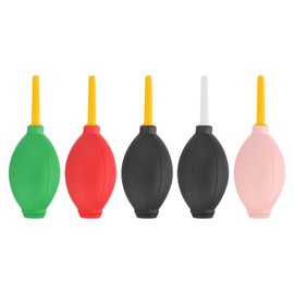 PATIKIL Soft Tip Air Blower Dust Blaster, 6 Pcs Rubber Bulb Air Pump Dust Blower Cleaner Cameras Lens Cleaning Tool with Long Nozzle for Camera Lens Computer Keyboard, Multicolor