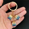 Bag Charms Cute Owl Keychain Purse Charms for Handbags Bling