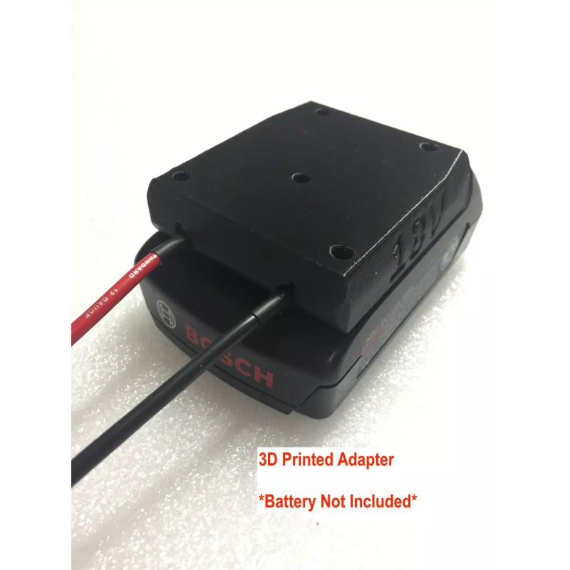 Terrafirma battery adapter for Bosch 18v dock power connector 18