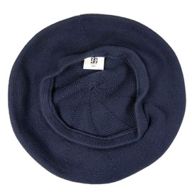 Jirrouz Cotton Baby Hat, For Kids/Adults, 20 Colors, 3 Sizes, For Summer, Colorful, Simple, Knit, Unisex - nvy