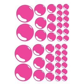 60 Second Makeover Limited Set of 42 Bubbles Bathroom Tile Wall Stickers Decal Graphic Ensuite Shower Room