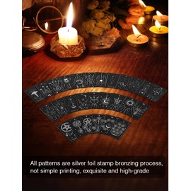 WJPC Silver Foil Tarot Cards with Guide Book Set&Gift Box for Beginner& Expert. Original Design Tarot Decks, Tarot Cards Decks