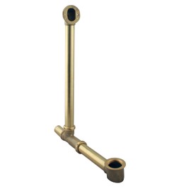 Westbrass 18" Brass Above Floor Bath Waste & Overflow Rough-In, Less Trim, 7941817LT-AF