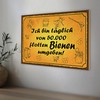 Lustiges Holzschild | Ich bin täglich von 50.000 | flotten