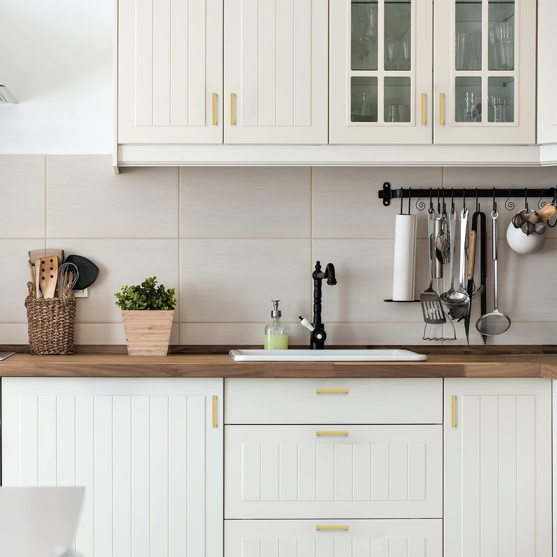 Ravinte 25 Pack 4 Inch Kitchen Square Cabinet Handles Cabinet