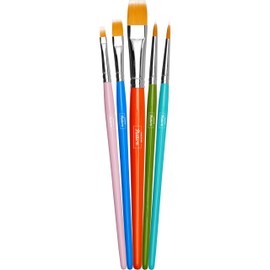 Kryolan Pintura Pinselset – 5-teilig, vegan & ideal für Face- & Bodypainting mit Wasserfarben