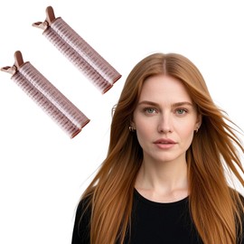2PCS Volumizing Hair Roller Clips Woman, Daily use Volume Hair Clip, Easy Operate Trave Roller Clip Use Unique Skin Volume Clips Tone Design For Long, Short Curlers Hair