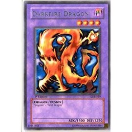 Yu-Gi-Oh! - Darkfire Dragon (LOB-019) - Legend of Blue Eyes White Dragon - Unlimited Edition - Rare