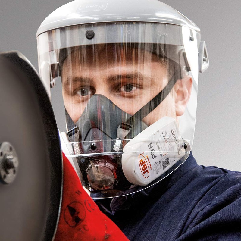 JSP Press To Check P3 Construction Dust Replacement Filters, Grey,