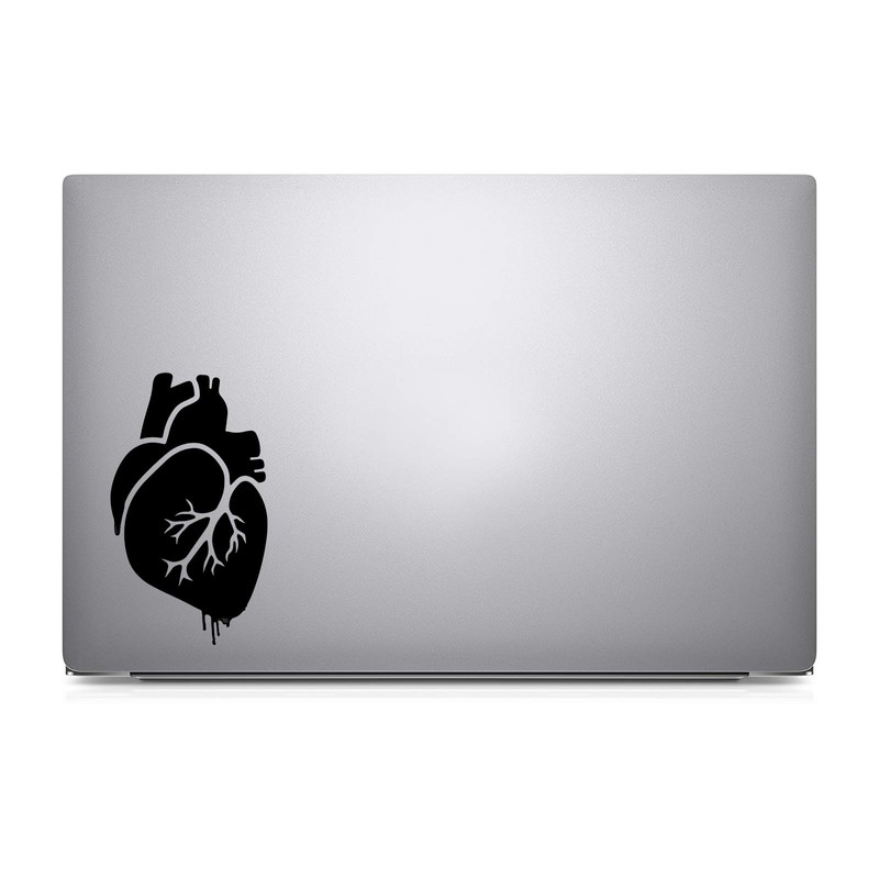 Bargain Max Decals Dripping Anatomical Heart Decal Notebook Car Laptop