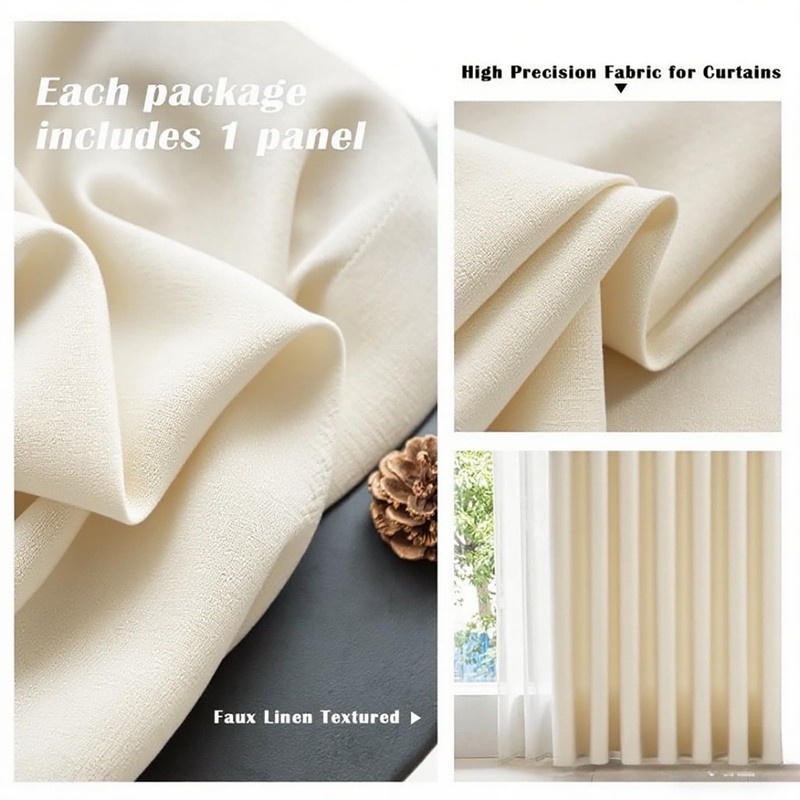 Tiadkh Home Decor Blackout Extra Long Curtains，192" Long Grommet High