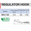 トネ(TONE) レギュレターフック REH-150 レッド