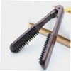 FOMIYES Clamp Hair Straightening Comb Anti-static Hair Styling Brush Portable
