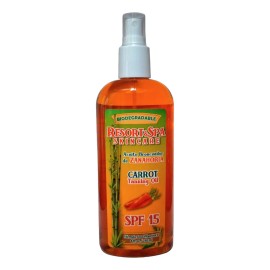 Bronceador De Zanahoria 100 % Biodegradable Fps 15 250 Ml.