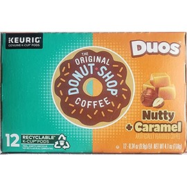 Donut Shop Nutty Caramel Coffee K-Cups, 12 Ct. Box (Retail Packaging)