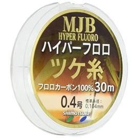 SHIMOTSUKE(シモツケ) フロロカーボンライン MJB ハイパーツケ糸 30m 0.4号 クリアー