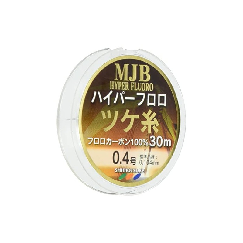 SHIMOTSUKE(シモツケ) フロロカーボンライン MJB ハイパーツケ糸 30m 0.4号 クリアー