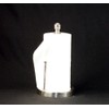 3SCompany Hammered Shiny Stainless Steel Paper Towel Holder 7 3/4"
