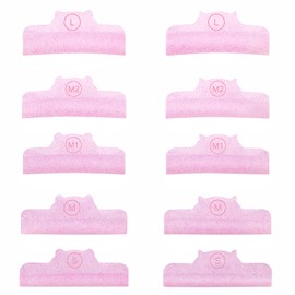 Almohadillas de levantamiento de pestañas, varillas permanentes de silicona, rizador de levantamiento de pestañas, varillas de protección de pestañas, herramienta de belleza, almohadillas suaves para levantamiento de pestañas (rosa)