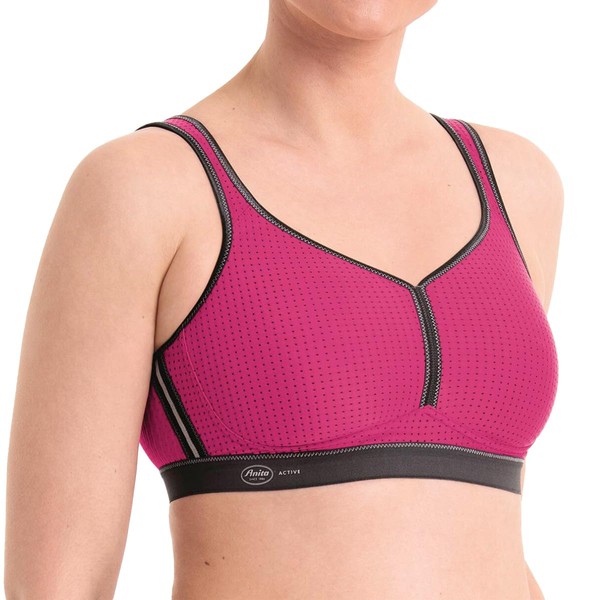 Anita Women's Performance Sports Bra Maximum Support, Pink/Anthracite
