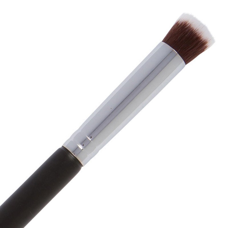 mini Kabuki Makeup Brush Set with Free Case Includes Blending,