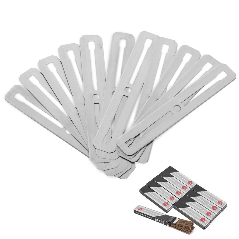 100pcs Double Edge Razor Blades Stainless Steel Shaving Blades for