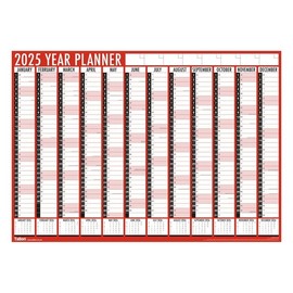 2025 Calendar and Planner Month to View/Week to View (Full Year Wall Planner Calendar).