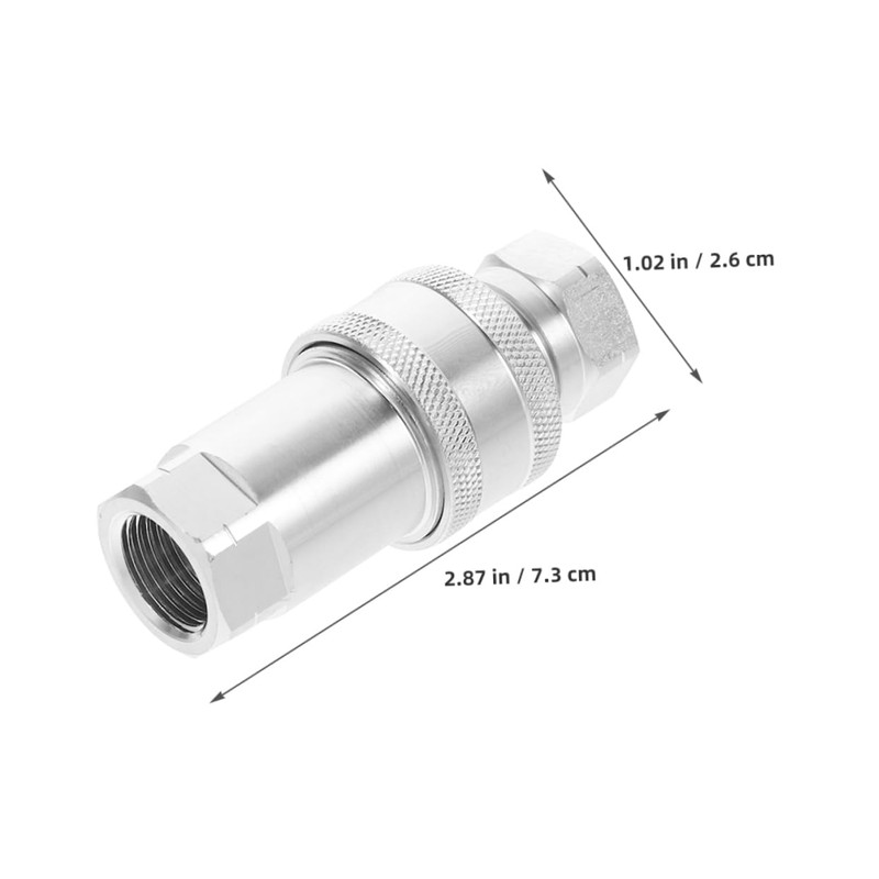 Ciieeo Hydraulic Connector Hydraulic Quick Couplers Hydraulic Hose Fitting Hydraulic