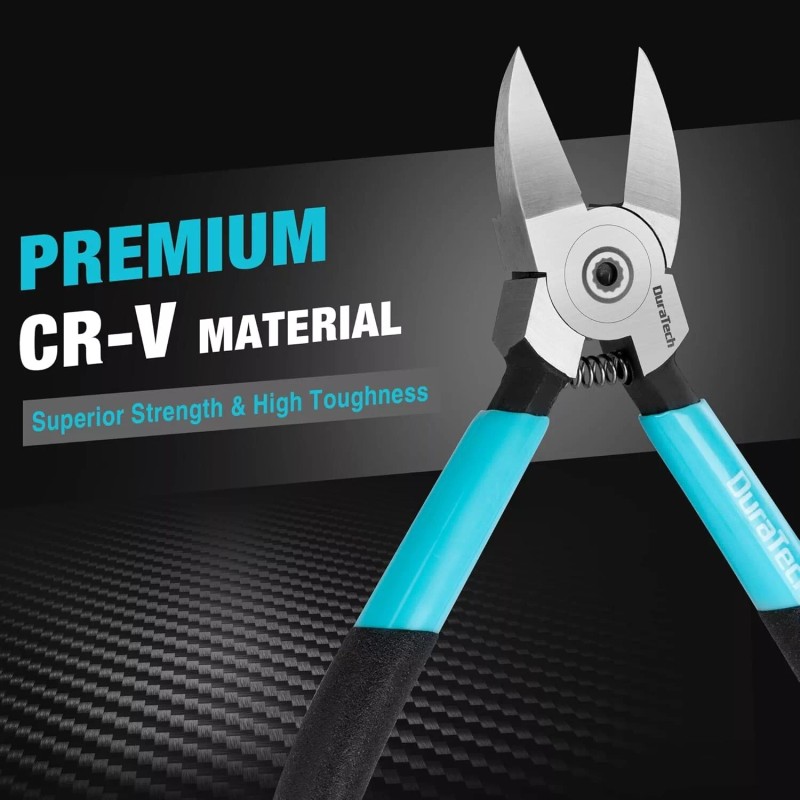 DURATECH 5-Inch and 6-Inch Professional Flush Cutters, Wire Cutters Heavy