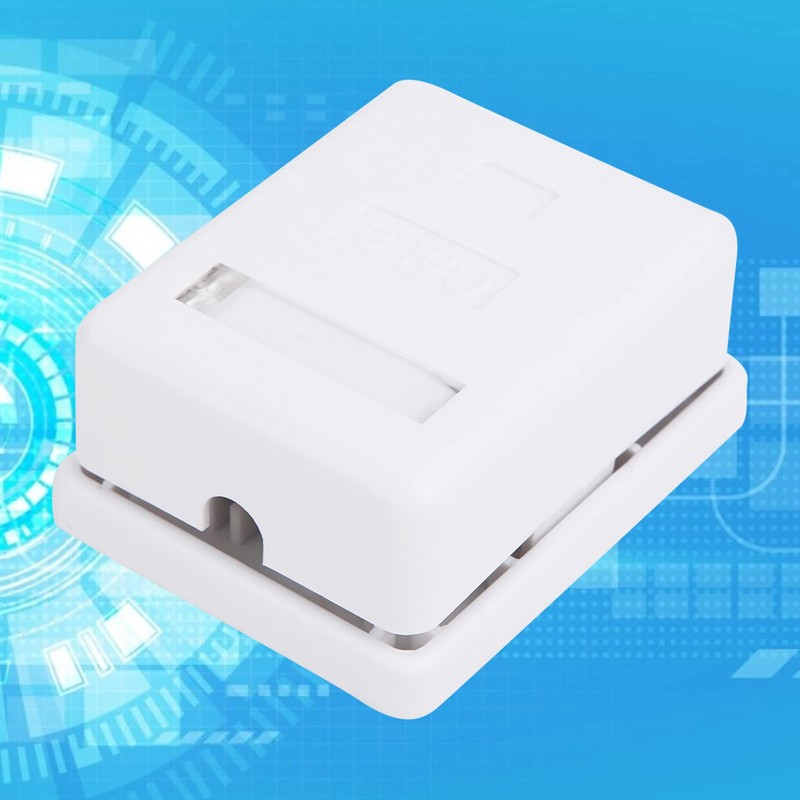 Itonash 2pcs CAT6 Mount Box RJ45-8P8C Network Socket Single Port