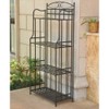 International Caravan Santa Fe Nailhead 4-Tier Bakers Rack
