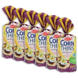 Real Foods Organic Multigrain Corn Thins, 5.3 Ounce - 6 per case.