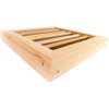 Miller Shingle Square Clear Cedar Vent, Flush Mount - 12
