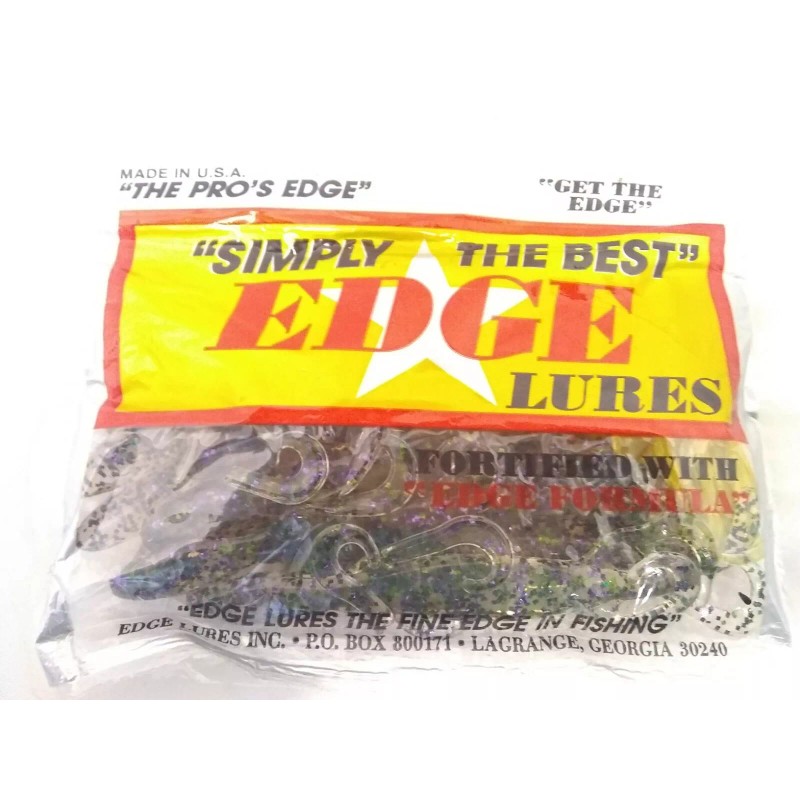 EDGE LURES 6" LIZARDS 10 PK NEW