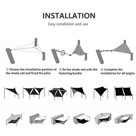 Triangle Sun Shade Sails, UV Block Canopy Awning Triangle Cover for Outdoor Patio Pool Lawn Garden Backyard(Orange 12'x12'x12')