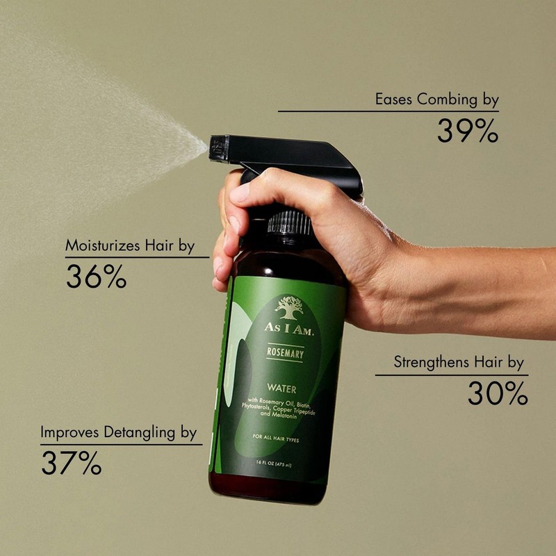 As I Am Rosemary Water 16 oz - Scalp Treatment