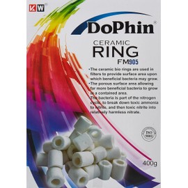 Dophin FM905 Akvaryum Dış Filtre İçin Seramik Halka, Seramic, 400 G