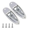Nextpal 2 Pcs Guitar Jack Plate, Output Jack Socket Plate