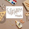 Large Vine Leaves Stencils Painting, PET Reusable Stencils, Stencil Wall