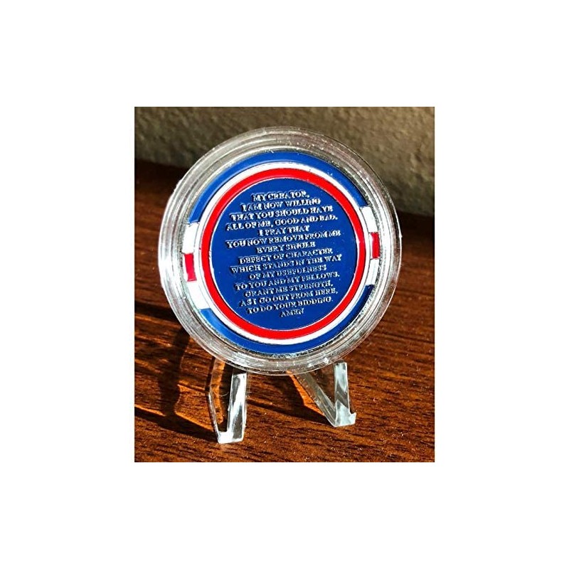 29 Year Alcoholics Anonymous Chip 7th Step Prayer on Back