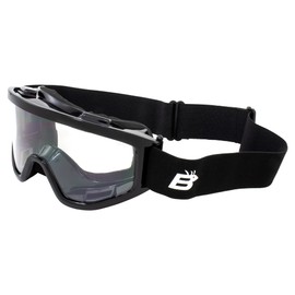 Birdz Eyewear Vulture Motorcycle Goggles Fit Over Glasses Anti-Fog Shatterproof Clear Lenses UV400