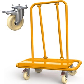 YITAMOTOR Drywall Cart, 3000lbs Heavy Duty Drywall Sheet Cart 45.3" L × 22.4" W × 46" H with 4 Swivel Wheels for Wall Panel, Sheetrock, Wood Panel